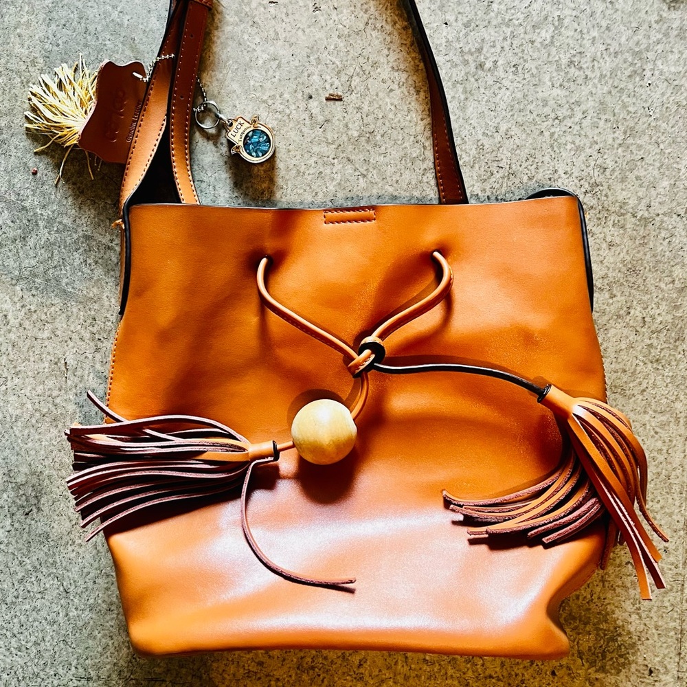 Co-Lab leather bag
